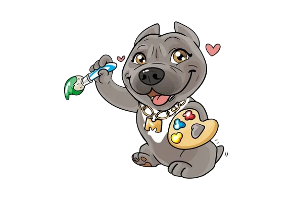 Maori Blue - Cachorrinha artista